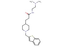 3-[1-(1-benzothien-2-ylmethyl)-4-piperidinyl]-N-[2-(dimethylamino)ethyl]propanamide