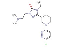 5-[1-(6-chloropyridazin-3-yl)piperidin-3-yl]-2-[2-(dimethylamino)ethyl]-4-ethyl-2,4-dihydro-3H-1,2,4-triazol-3-one