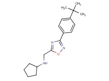 N-{[3-(4-tert-butylphenyl)-1,2,4-oxadiazol-5-yl]methyl}cyclopentanamine