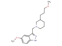 5-methoxy-3-{[3-(3-methoxypropyl)-1-piperidinyl]methyl}-1H-indazole