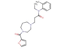 N-ethyl-3-[4-(2-furoyl)-1,4-diazepan-1-yl]-N-(2-methylphenyl)propanamide