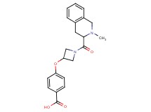 4-({1-[(2-methyl-1,2,3,4-tetrahydro-3-isoquinolinyl)carbonyl]-3-azetidinyl}oxy)benzoic acid