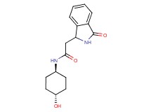 N-(trans-4-hydroxycyclohexyl)-2-(3-oxo-2,3-dihydro-1H-isoindol-1-yl)acetamide