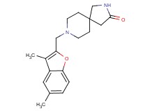 8-[(3,5-dimethyl-1-benzofuran-2-yl)methyl]-2,8-diazaspiro[4.5]decan-3-one