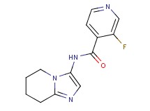 3-fluoro-N-(5,6,7,8-tetrahydroimidazo[1,2-a]pyridin-3-yl)isonicotinamide