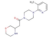 3-{2-[4-(3-methyl-2-pyridinyl)-1-piperazinyl]-2-oxoethyl}morpholine dihydrochloride
