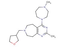 2-methyl-4-(4-methyl-1,4-diazepan-1-yl)-7-(tetrahydrofuran-3-ylmethyl)-6,7,8,9-tetrahydro-5H-pyrimido[4,5-d]azepine