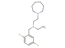 (2-azepan-1-ylethyl)(2,5-difluorobenzyl)ethylamine