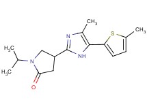 1-isopropyl-4-[4-methyl-5-(5-methyl-2-thienyl)-1H-imidazol-2-yl]-2-pyrrolidinone trifluoroacetate