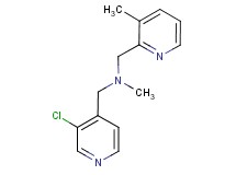 1-(3-chloropyridin-4-yl)-N-methyl-N-[(3-methylpyridin-2-yl)methyl]methanamine