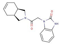 1-{2-[(3aR*,7aS*)-1,3,3a,4,7,7a-hexahydro-2H-isoindol-2-yl]-2-oxoethyl}-1,3-dihydro-2H-benzimidazol-2-one