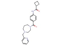 N-(4-{[4-(pyridin-2-ylmethyl)-1,4-diazepan-1-yl]carbonyl}phenyl)cyclobutanecarboxamide