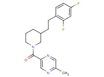 2-({3-[2-(2,4-difluorophenyl)ethyl]-1-piperidinyl}carbonyl)-5-methylpyrazine