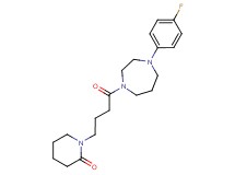 1-{4-[4-(4-fluorophenyl)-1,4-diazepan-1-yl]-4-oxobutyl}-2-piperidinone