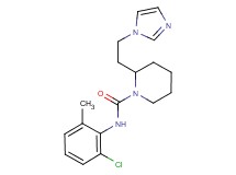 N-(2-chloro-6-methylphenyl)-2-[2-(1H-imidazol-1-yl)ethyl]-1-piperidinecarboxamide