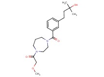 4-(3-{[4-(methoxyacetyl)-1,4-diazepan-1-yl]carbonyl}phenyl)-2-methyl-2-butanol