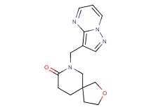 7-(pyrazolo[1,5-a]pyrimidin-3-ylmethyl)-2-oxa-7-azaspiro[4.5]decan-8-one