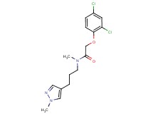 2-(2,4-dichlorophenoxy)-N-methyl-N-[3-(1-methyl-1H-pyrazol-4-yl)propyl]acetamide