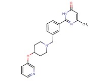 6-methyl-2-(3-{[4-(3-pyridinyloxy)-1-piperidinyl]methyl}phenyl)-4(3H)-pyrimidinone