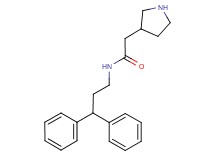 N-(3,3-diphenylpropyl)-2-pyrrolidin-3-ylacetamide