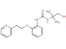 N-(2-hydroxy-1,1-dimethylethyl)-N'-[2-(2-pyridin-2-ylethoxy)phenyl]urea