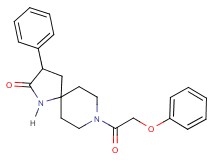 8-(phenoxyacetyl)-3-phenyl-1,8-diazaspiro[4.5]decan-2-one