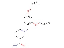 1-[2,4-bis(allyloxy)benzyl]piperidine-3-carboxamide