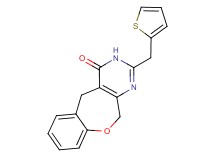 2-(2-thienylmethyl)-5,11-dihydro[1]benzoxepino[3,4-d]pyrimidin-4(3H)-one