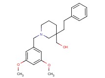 [1-(3,5-dimethoxybenzyl)-3-(2-phenylethyl)-3-piperidinyl]methanol