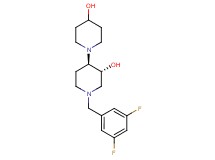 (3'R*,4'R*)-1'-(3,5-difluorobenzyl)-1,4'-bipiperidine-3',4-diol
