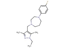 1-[(1-ethyl-3,5-dimethyl-1H-pyrazol-4-yl)methyl]-4-(4-fluorophenyl)-1,4-diazepane