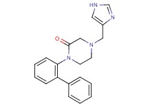 1-(2-biphenylyl)-4-(1H-imidazol-4-ylmethyl)-2-piperazinone