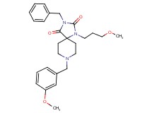 3-benzyl-8-(3-methoxybenzyl)-1-(3-methoxypropyl)-1,3,8-triazaspiro[4.5]decane-2,4-dione