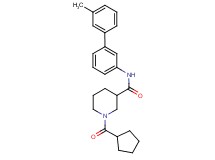 1-(cyclopentylcarbonyl)-N-(3'-methyl-3-biphenylyl)-3-piperidinecarboxamide