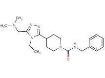N-benzyl-4-{5-[(dimethylamino)methyl]-4-ethyl-4H-1,2,4-triazol-3-yl}piperidine-1-carboxamide