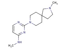 N-methyl-2-(2-methyl-2,8-diazaspiro[4.5]dec-8-yl)pyrimidin-4-amine