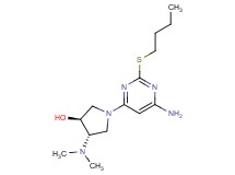 (3S*,4S*)-1-[6-amino-2-(butylthio)pyrimidin-4-yl]-4-(dimethylamino)pyrrolidin-3-ol