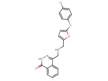 4-{[({5-[(4-chlorophenyl)thio]-2-furyl}methyl)amino]methyl}phthalazin-1(2H)-one