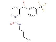 N-butyl-3-[3-(trifluoromethyl)benzoyl]-1-piperidinecarboxamide