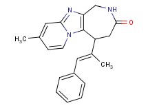 9-methyl-5-[(E)-1-methyl-2-phenylvinyl]-1,2,4,5-tetrahydro-3H-pyrido[1',2':1,2]imidazo[4,5-c]azepin-3-one
