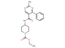 ethyl 4-{[(2-amino-4-phenylpyrimidin-5-yl)carbonyl]amino}piperidine-1-carboxylate