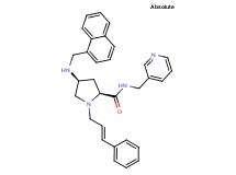 (4S)-4-[(1-naphthylmethyl)amino]-1-[(2E)-3-phenyl-2-propen-1-yl]-N-(3-pyridinylmethyl)-L-prolinamide