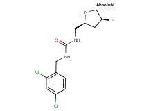 N-(2,4-dichlorobenzyl)-N'-{[(2S,4S)-4-fluoro-2-pyrrolidinyl]methyl}urea hydrochloride
