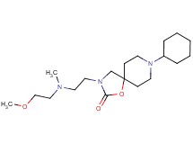 8-cyclohexyl-3-{2-[(2-methoxyethyl)(methyl)amino]ethyl}-1-oxa-3,8-diazaspiro[4.5]decan-2-one