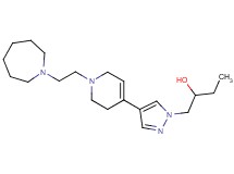 1-{4-[1-(2-azepan-1-ylethyl)-1,2,3,6-tetrahydropyridin-4-yl]-1H-pyrazol-1-yl}butan-2-ol