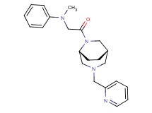 N-methyl-N-{2-oxo-2-[(1S*,5R*)-3-(2-pyridinylmethyl)-3,6-diazabicyclo[3.2.2]non-6-yl]ethyl}aniline