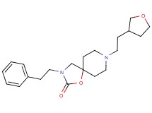 3-(2-phenylethyl)-8-[2-(tetrahydrofuran-3-yl)ethyl]-1-oxa-3,8-diazaspiro[4.5]decan-2-one