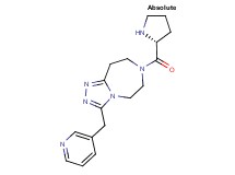 7-D-prolyl-3-(pyridin-3-ylmethyl)-6,7,8,9-tetrahydro-5H-[1,2,4]triazolo[4,3-d][1,4]diazepine