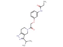 N-{3-[2-(3-isopropyl-1,4,6,7-tetrahydro-5H-pyrazolo[4,3-c]pyridin-5-yl)-2-oxoethoxy]phenyl}propanamide
