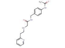 N-[4-(acetylamino)benzyl]-2-[(2-pyridin-2-ylethyl)amino]acetamide